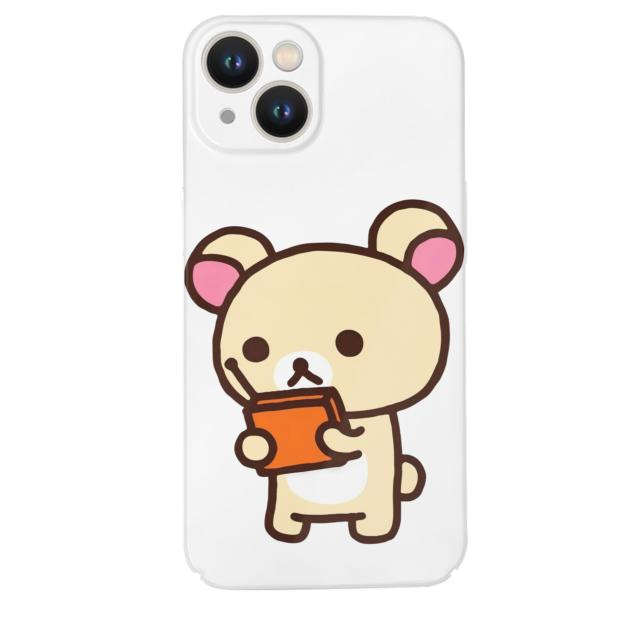 （画像用） リラックマ リラックマ キイロイトリ Rilakkuma Korilakkuma Kiiroitori 【iPhone 14シリーズ対応】ハードケース